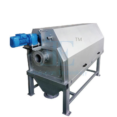 Ecrã de filtro de tambor de flange de entrada DN150 SUS304 Ecrã fino de tambor rotativo
