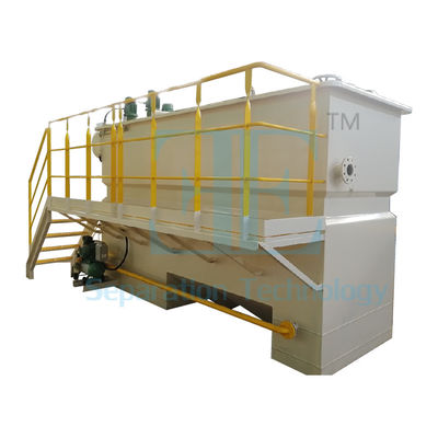 200 m3/h Equipamento de flutuação de ar dissolvido SUS304 DAF Sistema de tratamento de águas residuais