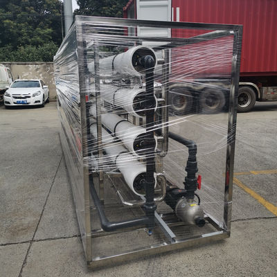 Água pura Filtro de água por osmose reversa industrial 1m3/H-200m3/H 300 kg Peso