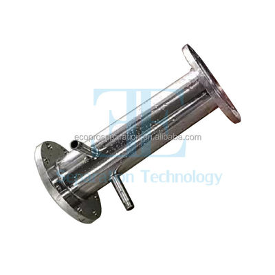 Tamanho máximo 6000 mm Misturador estático Mistura helicoidal de matérias-primas com design tubular