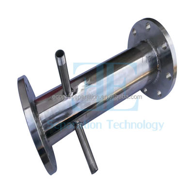 Tamanho máximo 6000 mm Misturador estático Mistura helicoidal de matérias-primas com design tubular
