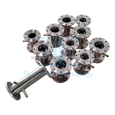 Solução de mistura estática Mixer helicoidal sem movimento de aço inoxidável com estrutura simples