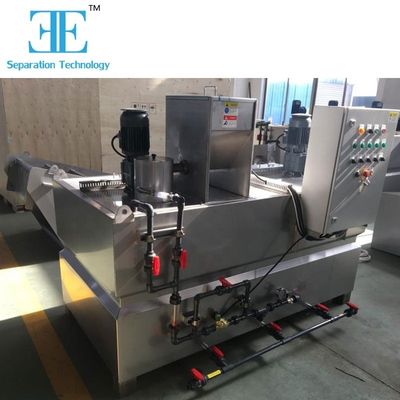 Sistema de dosagem de polímero de controlo Schneider com agitador de armazenamento de 0,75 kW