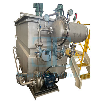 Sistema de tratamento de água DAF de 50L/H 5.5kw Unidade de flutuação de ar dissolvido