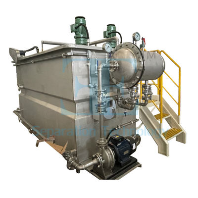 Sistema de tratamento de água DAF de 50L/H 5.5kw Unidade de flutuação de ar dissolvido