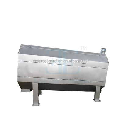 85L/H Screen de tambor rotativo alimentado internamente SUS304 0,75kw Rotating Drum Screen