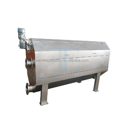Ecrã de filtro de tambor de flange de entrada DN150 SUS304 Ecrã fino de tambor rotativo