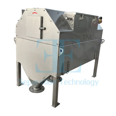 Ecrã de filtro de tambor de flange de entrada DN150 SUS304 Ecrã fino de tambor rotativo