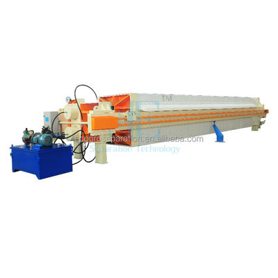 14 Placas Dewatering Filter Press 6m2 Filter Presses para tratamento de lama