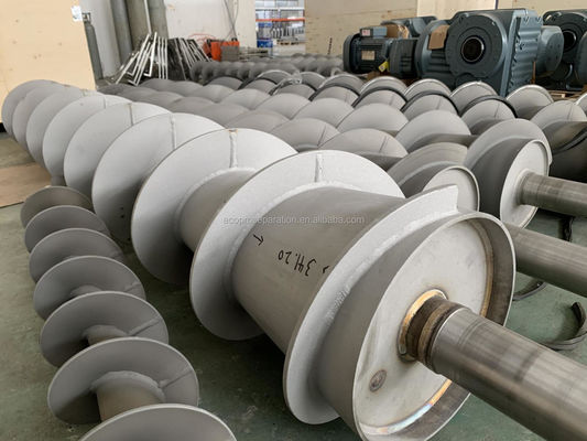 Pressão de parafuso de desaguamento de lama de 12000L/H Tratamento de águas residuais