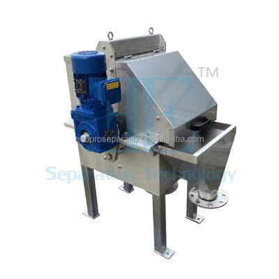 DN150*2 Flange de descarga Ecrã de tambor rotativo inoxidável para tratamento de águas residuais