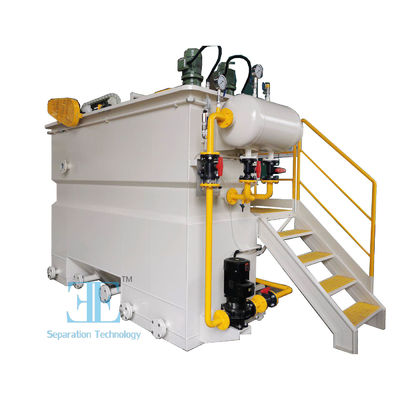 Eficiência Alta Floração de Ar Dissolvido DAF 5m3/H Controle Automático Elétrico