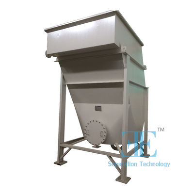 Sistema de clarificação de lamelhas industriais com controlo PLC Branco e 4500-9500kgs peso vazio