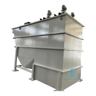 Tratamento Industrial de Água Sistema de Clarificação de Placas Lamella 21500 kg Peso de Operação