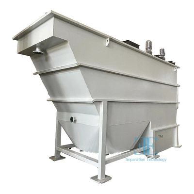 Tratamento Industrial de Água Sistema de Clarificação de Placas Lamella 21500 kg Peso de Operação