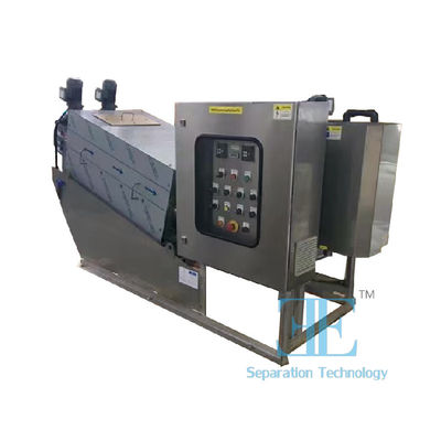Pressão de parafuso 300mm Especificação do eixo Máquina de desaguar lama para serviço posterior