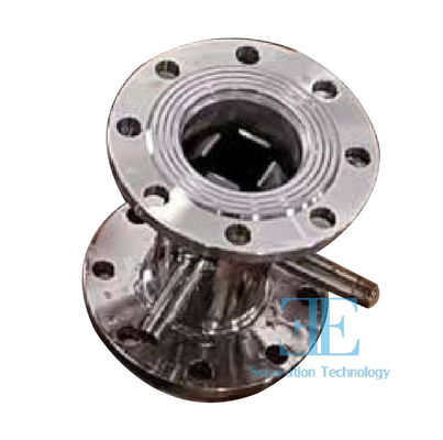 Misturador estático de aço inoxidável para mistura consistente e controle de temperatura até 300 ° F