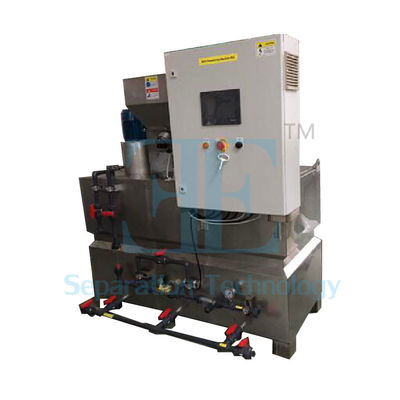 Sistema automático de dosagem de 2000L/H com PLC de controlo de ecrã táctil e agitador de armazenamento