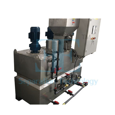 Equipamento avançado de preparação de polímeros com saída de 2000L/H e controlo de ecrã táctil