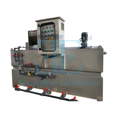 Produto Quente 2022 Sistema de Dosagem de Polímero Controlado por PLC Agitador de Equalização de 0,75kw