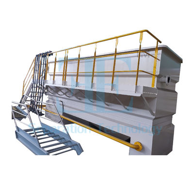 Equipamento de flutuação de ar dissolvido para remoção de SS, que economiza energia, alimentado por um compressor de ar de 4 kW