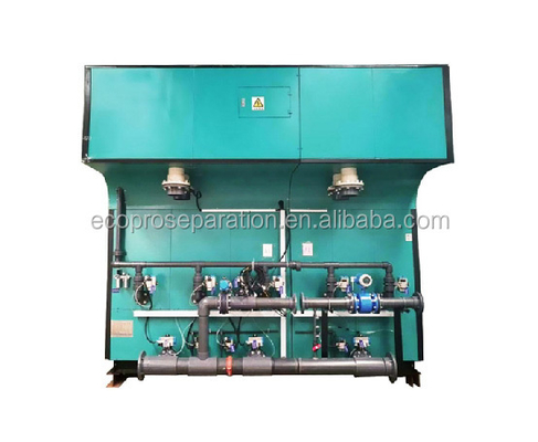 Sistema industrial de eletrocoagulação 5 m3/h para tratamento de águas residuais