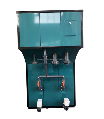 Sistema de Eletrocoagulação 0,5m3/h para Tratamento de Águas Residuais com Ânodos de Alumínio e Ferro