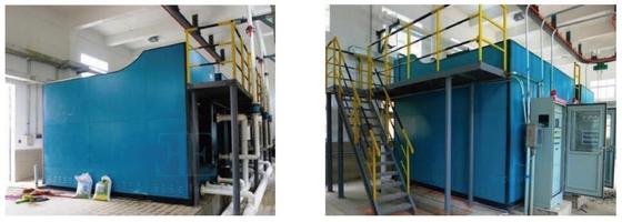 Sistema industrial de eletrocoagulação 20 m3/h eficiente em termos energéticos para tratamento de águas residuais