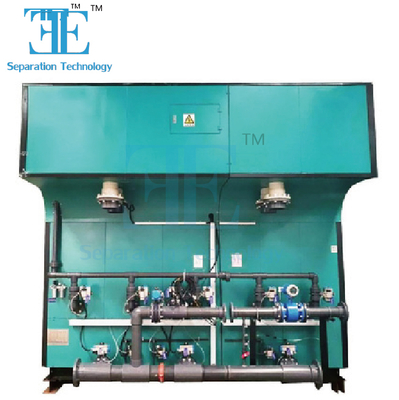 Automatização inteligente 5m3/h Sistema de eletrocoagulação industrial para tratamento de águas residuais