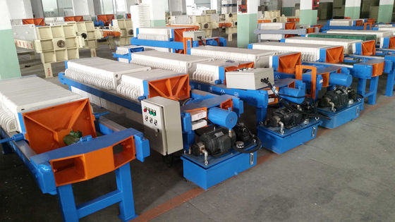 Pressão de filtragem manual de desaguamento de lama 2m2 220V-415V