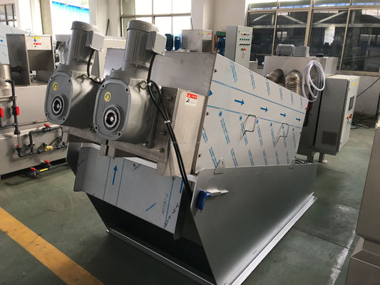 Máquina de Desidratação de Lodo por Prensa de Parafuso 2.4-30m3/h SUS304