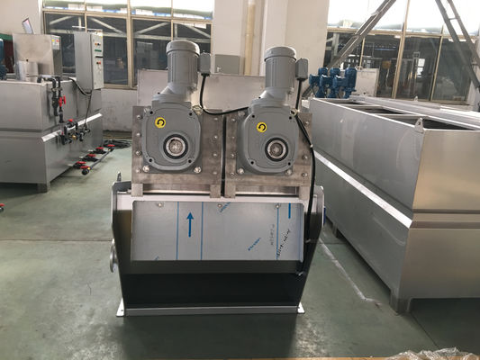 Máquina de Desidratação de Lodo por Prensa de Parafuso 2.4-30m3/h SUS304