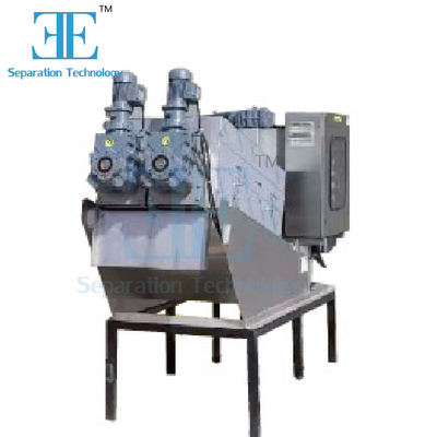 Máquina de Desidratação de Lodo por Parafuso 9.6-120m3/h de Capacidade