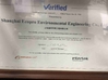 China Shanghai Ecopro Environmental Engineering Co., Ltd. Certificações